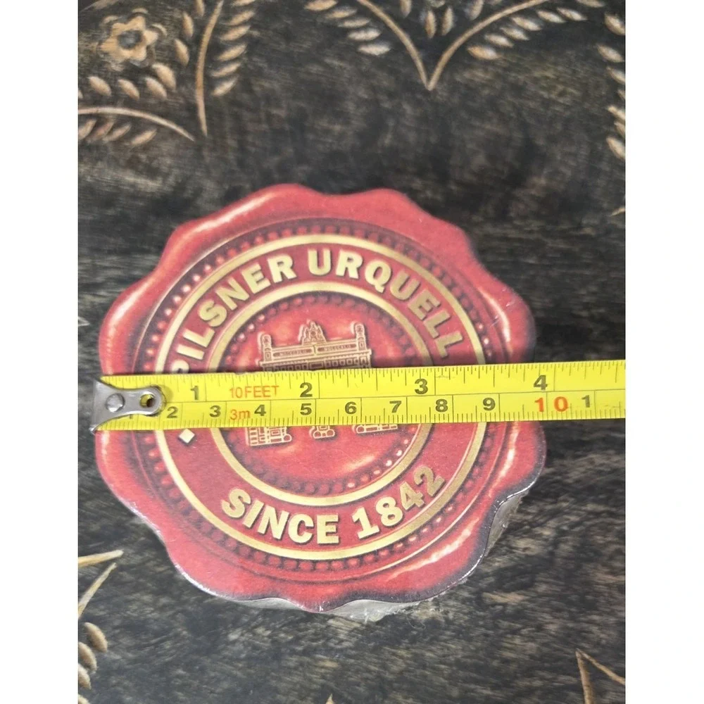 Pilsner Urquell The Original Golden Beer Red Seal Cardboard Coasters 20ct Sealed